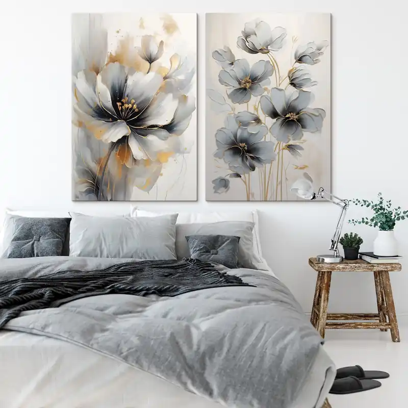 Pictură pe pânză Flori abstracte Nr m01043 Comandă acum