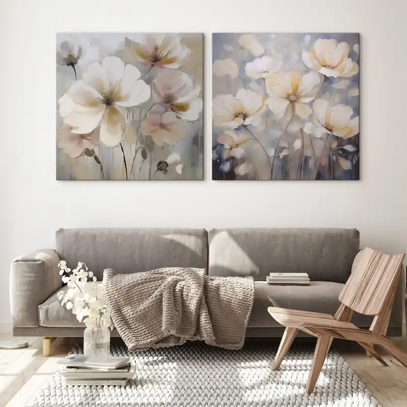 Popular Pictură pe pânză Flori primitive Nr m01048