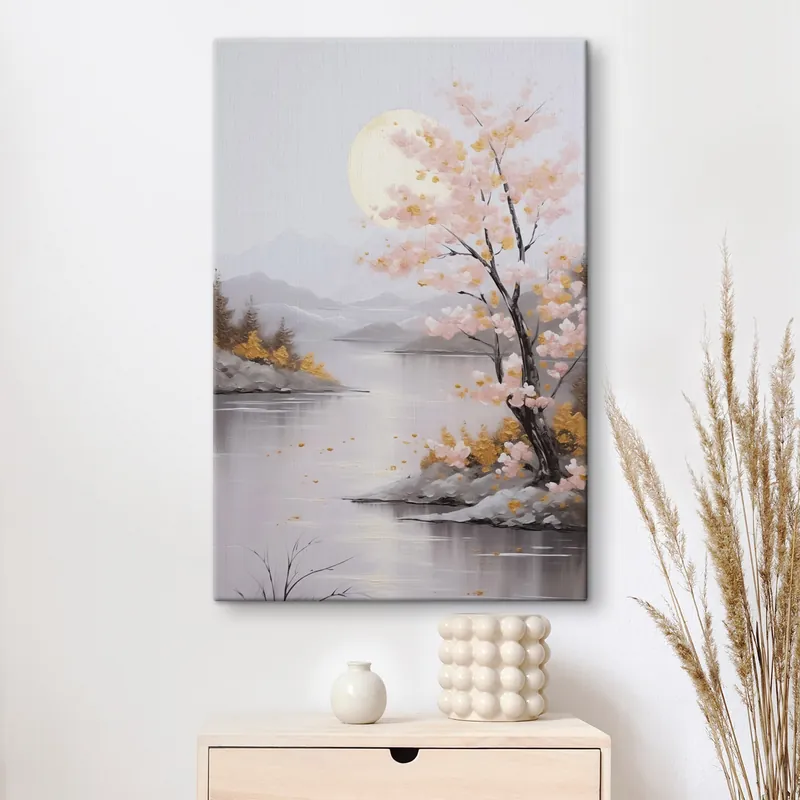 Pictură pe pânză Imitarea peisajului abstract în pictură Nr s46840 Comandă acum