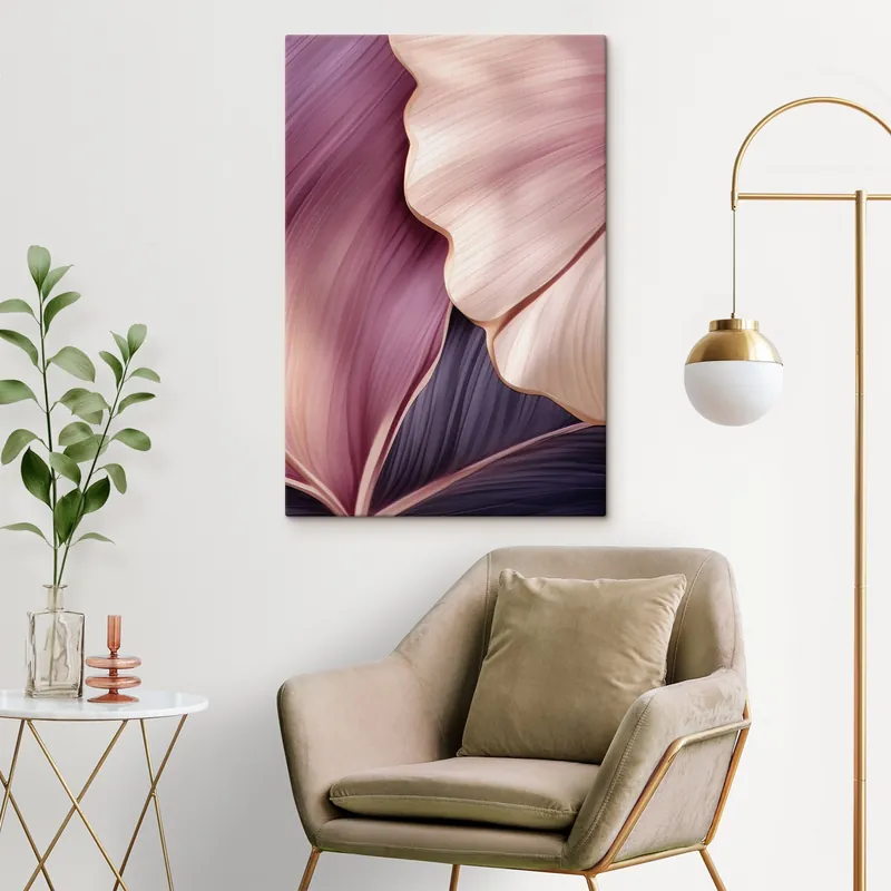 Ofertă exclusivă Pictură pe pânză Frunze abstracte Nr s46872