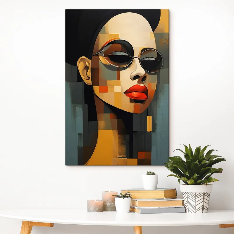 Pictură pe pânză Portret abstract Nr s46868 Preț promoțional