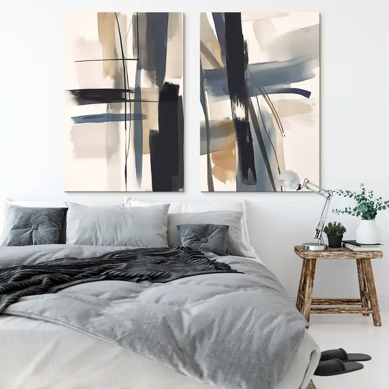 Pictură pe pânză Imitarea pensulelor abstracte Nr m01076 Ofertă specială