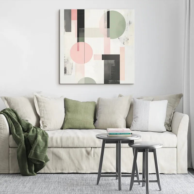 Calitate înaltă Pictură pe pânză Abstracție geometrică Nr s46902