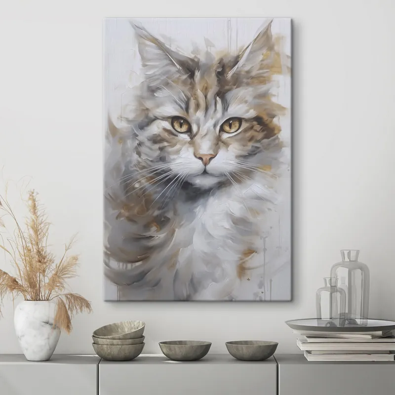 Noutate Pictură pe pânză Pictură imitație de pisică Nr s46833