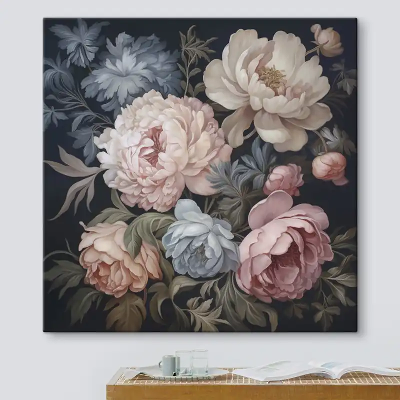 Pictură pe pânză Flori decorative Nr s46913 Chilipir