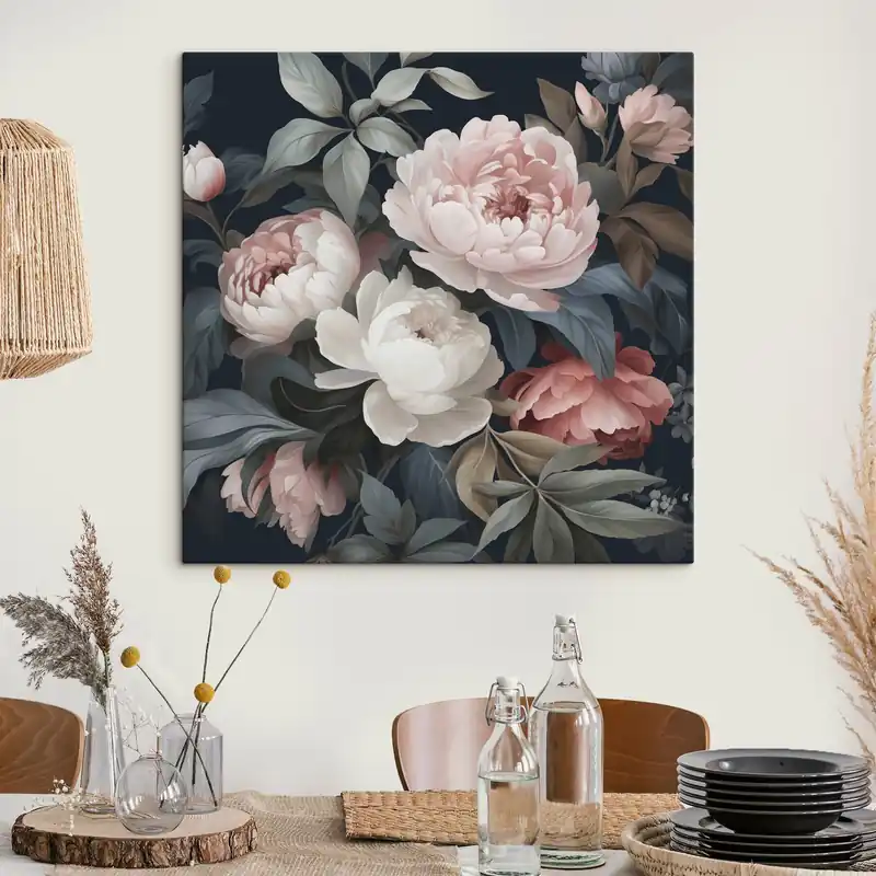 Pictură pe pânză Flori decorative Nr s46914 Bestseller