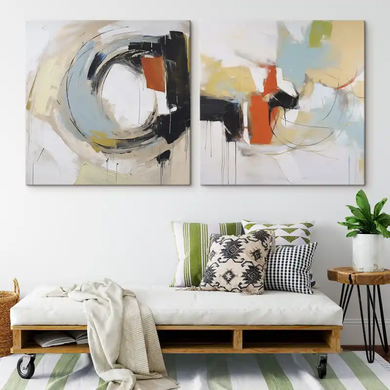 Pictură pe pânză Abstracție modernă Nr m01083 Ultima șansă