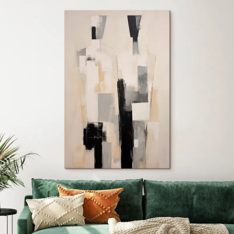 Doar azi Pictură pe pânză Cuplu abstract Nr s47001
