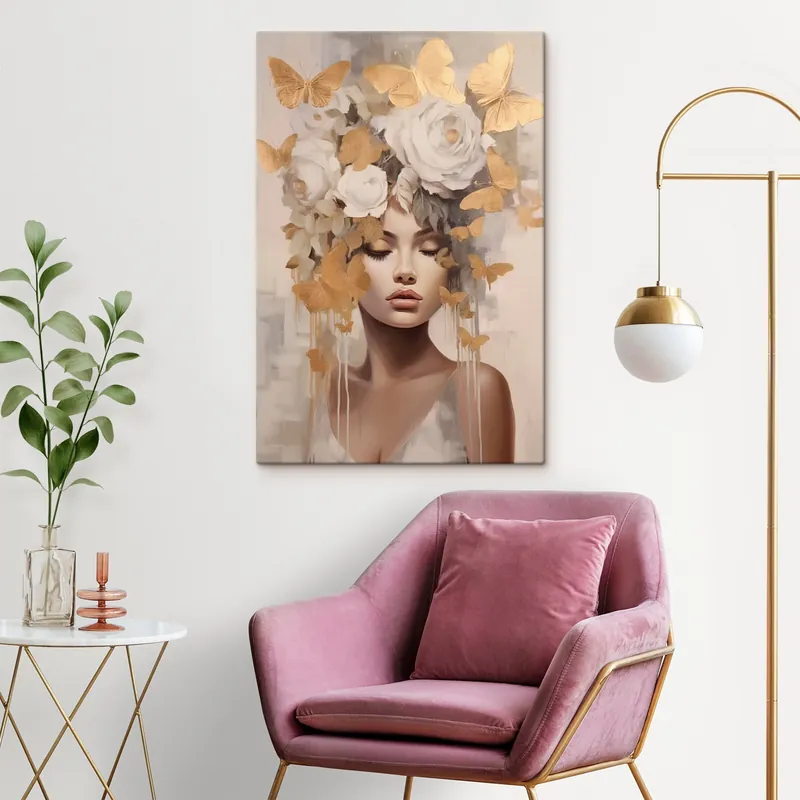 Ofertă Pictură pe pânză Portret de fată Nr s47005