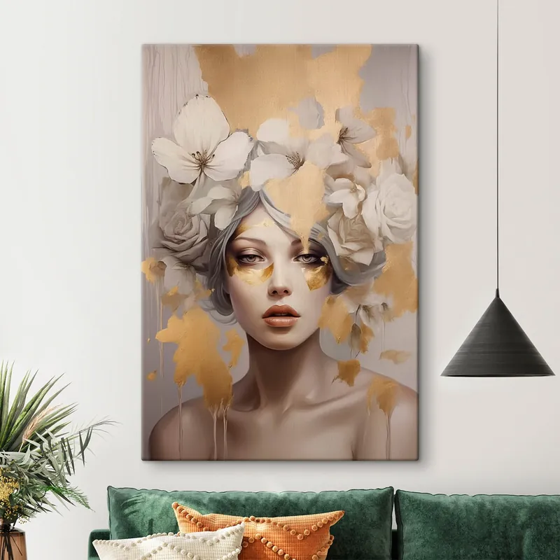 Pictură pe pânză Portret de fată Nr s47006 Cumpărături sigure
