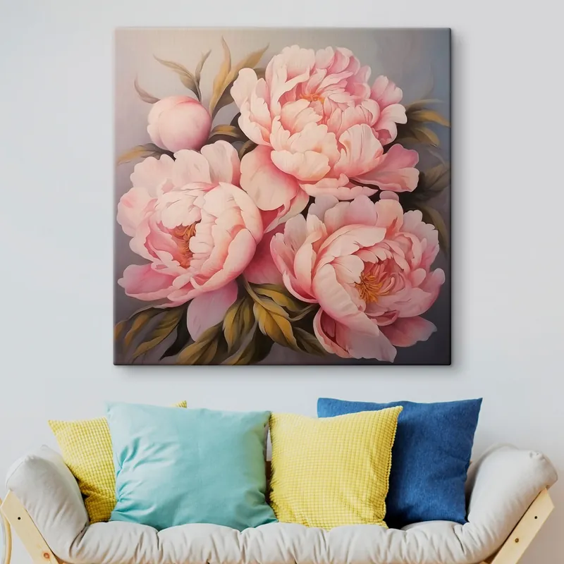Pictură pe pânză Peonii Nr s47008 Discount