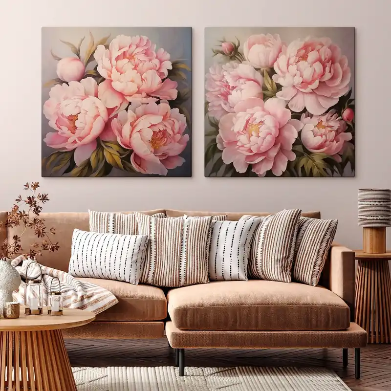 Discount Pictură pe pânză Peonii Nr m01129