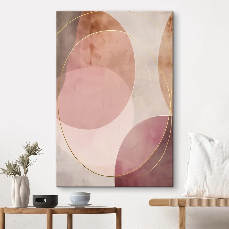 Ofertă specială Pictură pe pânză Cercuri abstracte Nr s47071