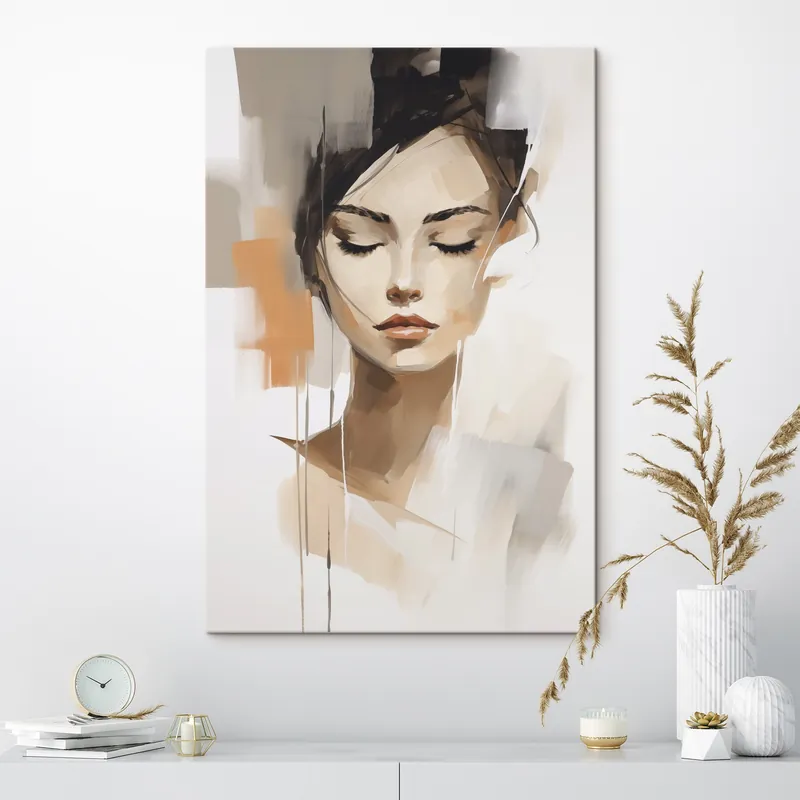 Promoție Pictură pe pânză Portret de fată Nr s47150