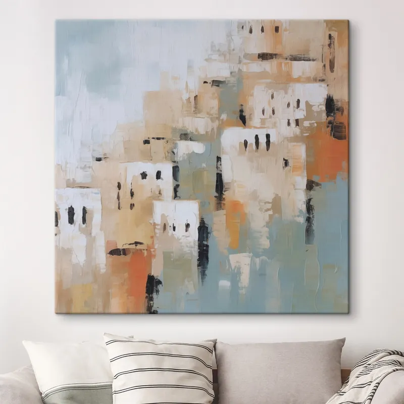 Pictură pe pânză Oraș abstract Nr s47241 Preferatul clienților