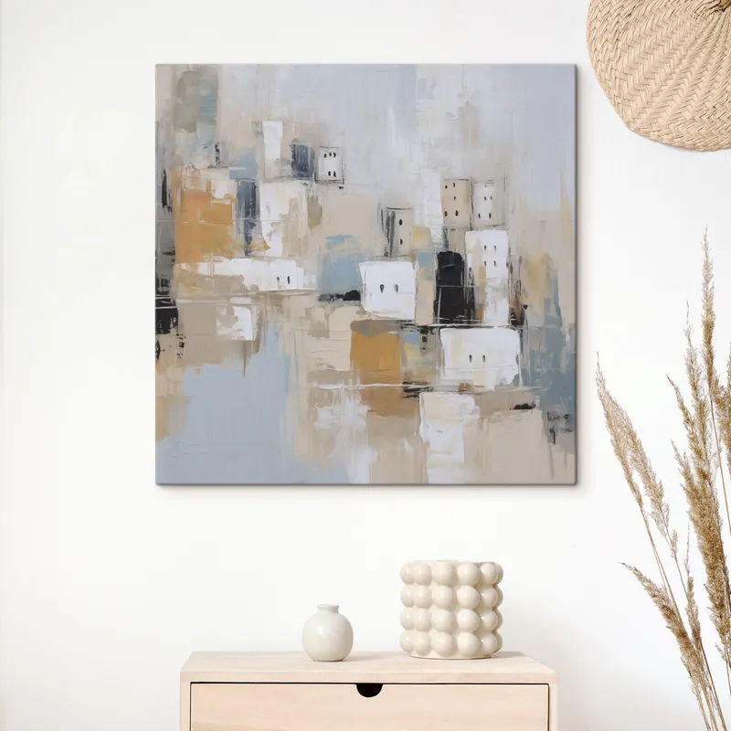 Pictură pe pânză Imitarea abstractă a picturii urbane Nr s47242 Bestseller