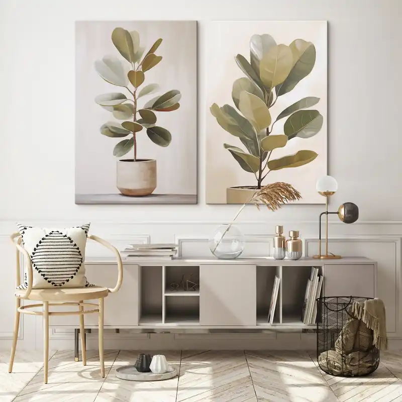 Pictură pe pânză Ficus Nr m01160 Disponibil imediat