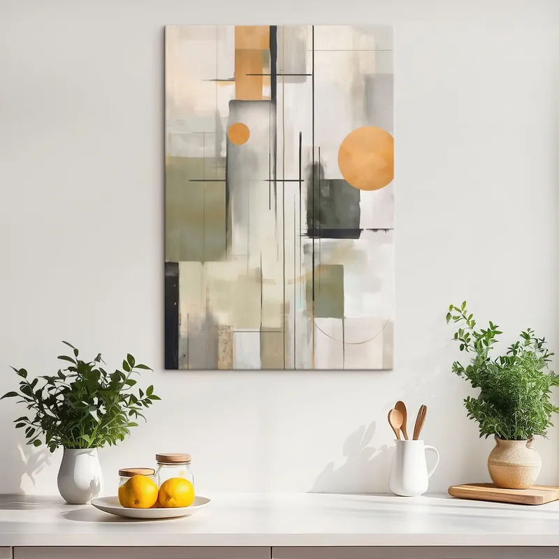 Promoție Pictură pe pânză Abstracție geometrică Nr s46974