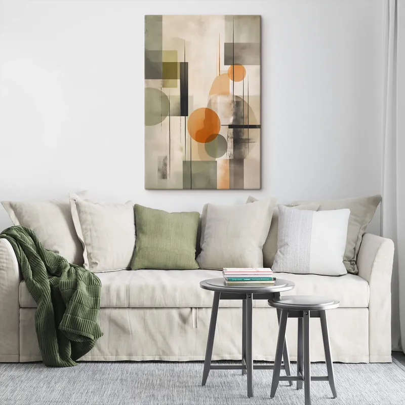 Ieftin Pictură pe pânză Abstracție geometrică Nr s47098