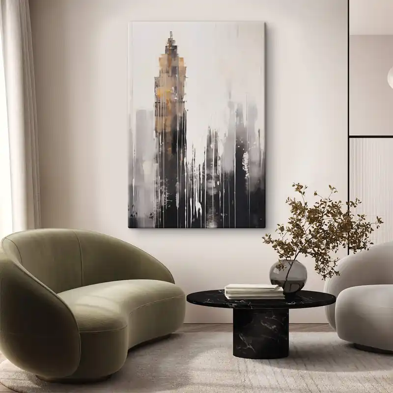 Pictură pe pânză Zgârie-nori abstract Nr s47254 Ofertă specială
