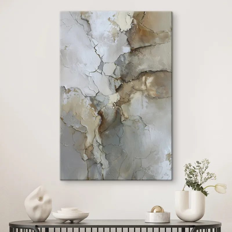 Pictură pe pânză imitație de textură abstractă cu crăpături Nr s47118 Ofertă