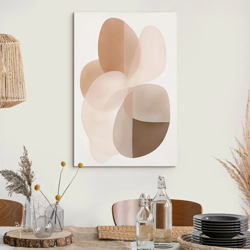 Pictură pe pânză Forme geometrice abstracte Nr s47407 Lichidare de stoc