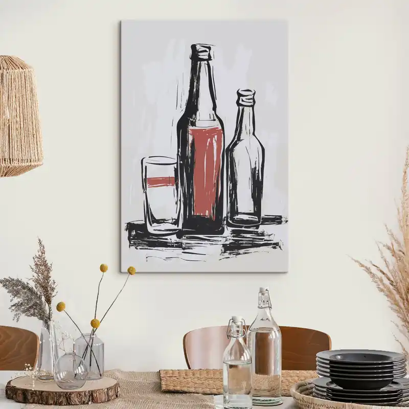 Pictură pe pânză Sticle și sticlă Nr s47493 Ieftin