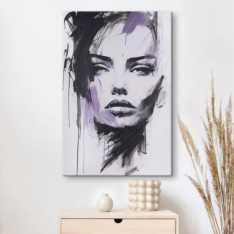 Reduceri Pictură pe pânză Portret feminin abstract Nr s47498