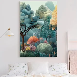 Cumpără online Pictură pe pânză Pădure abstractă Nr s47105