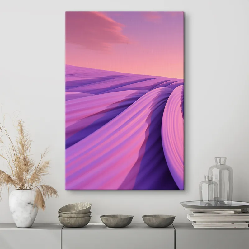 Pictură pe pânză Câmp abstract de lavandă Nr s47110 Preferatul clienților