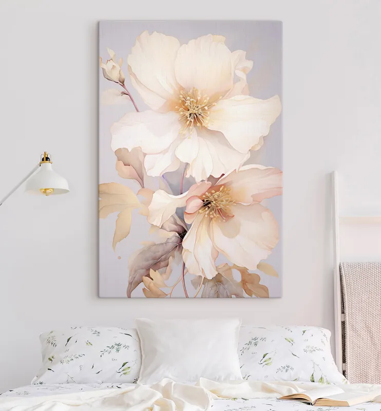Ofertă de sezon Pictură pe pânză Floare abstractă mare Nr s47113