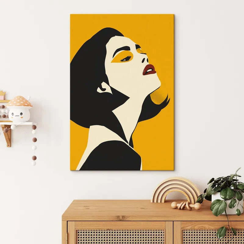 Ofertă de sezon Pictură pe pânză Fata pop art Nr s47473