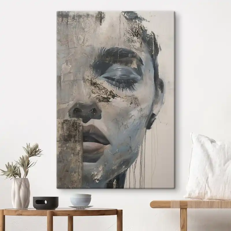 Ofertă specială Pictură pe pânză Portret minimalist Nr s47481