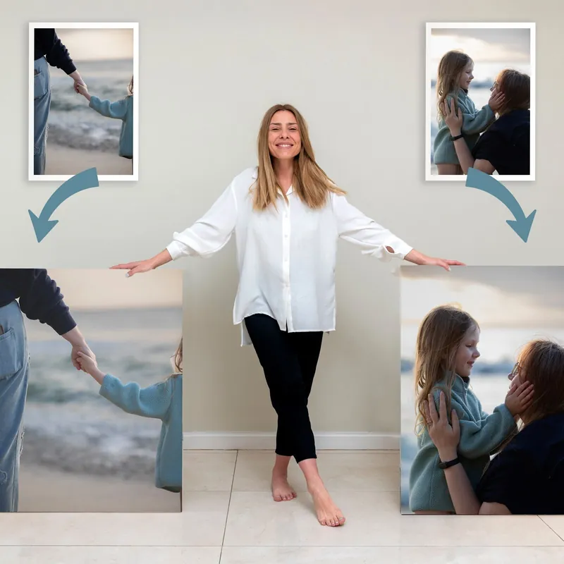 Pictură pe pânză Portret de familie după o fotografie, la comandă Nr s47156 Promoție