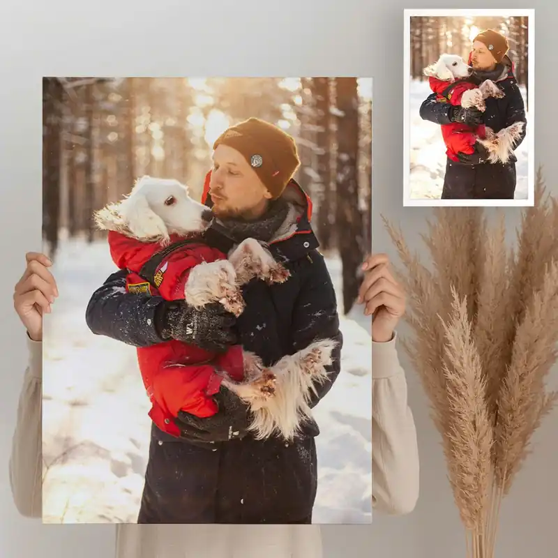 Reducere specială Pictură pe pânză Câinele tău realizat la comandă după fotografia ta Nr s47162