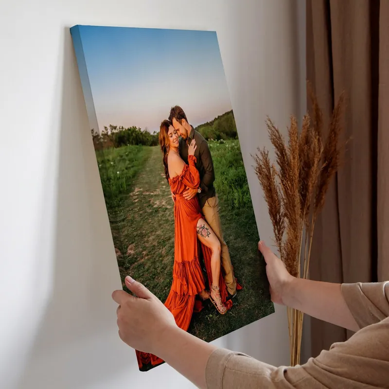 Pictură pe pânză Cadou pentru un cuplu pe baza unei fotografii pe pânză Nr s47198 Ofertă de sezon