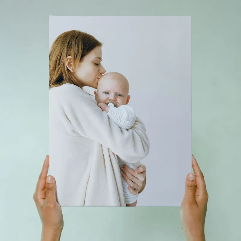 Super ofertă Pictură pe pânză O fotografie a copilului dumneavoastră pe pânză Nr s47199