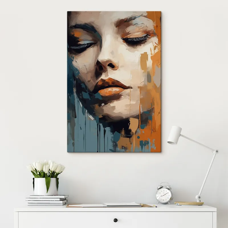 Comandă acum Pictură pe pânză Portret abstract Nr s47349