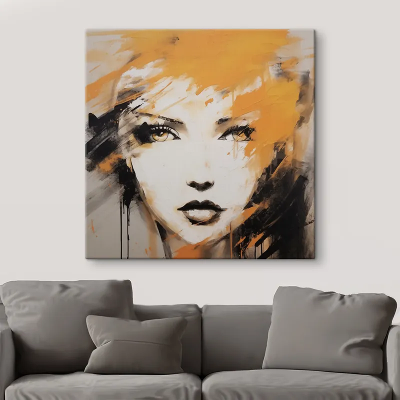 Lichidare de stoc Pictură pe pânză Portret abstract Nr s47351
