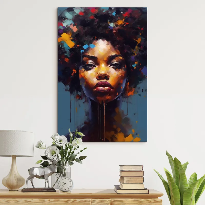 Nu rata Pictură pe pânză Portret abstract Nr s47369