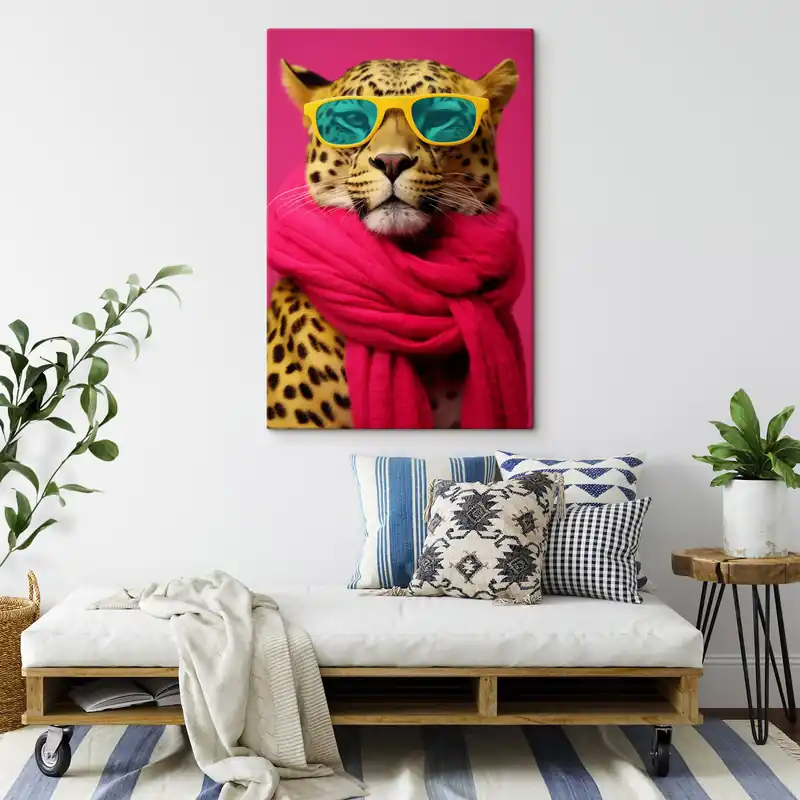 Ofertă limitată Pictură pe pânză Leopard Nr s47372