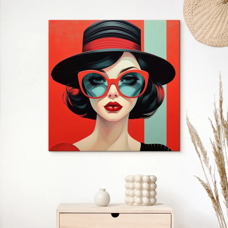 Pictură pe pânză Fata pop art Nr s47384 Ultima șansă