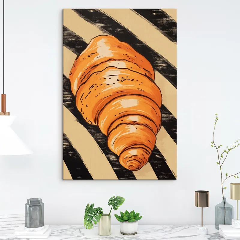 Disponibil imediat Pictură pe pânză Croissant Nr s47396