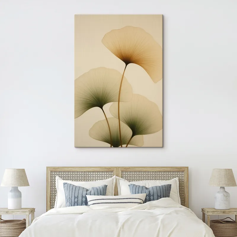 Pictură pe pânză Frunze de Ginkgo Nr s47398 Noutate