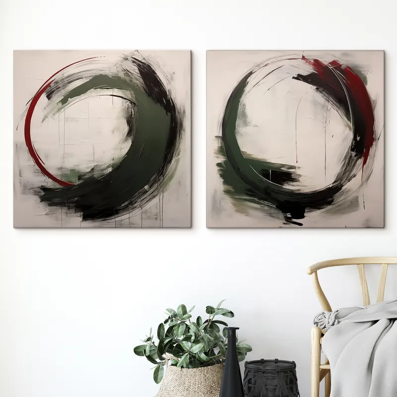 Ofertă limitată Pictură pe pânză Cercuri abstracte Nr m01207