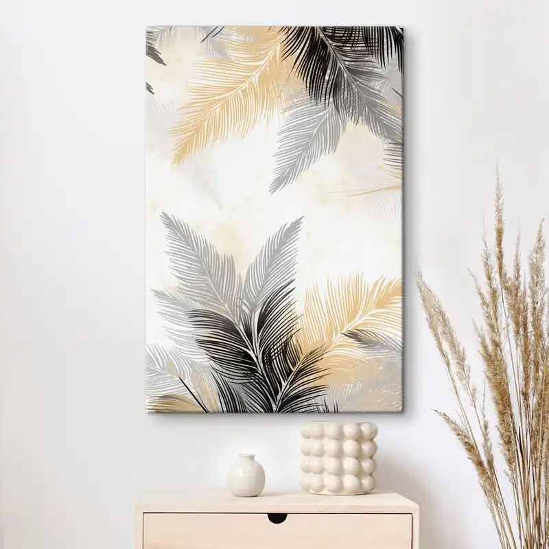 Ofertă Pictură pe pânză Frunze tropicale Nr s47620