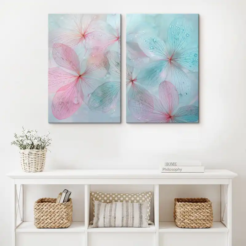 Discount Pictură pe pânză flori sub apă Nr m01282