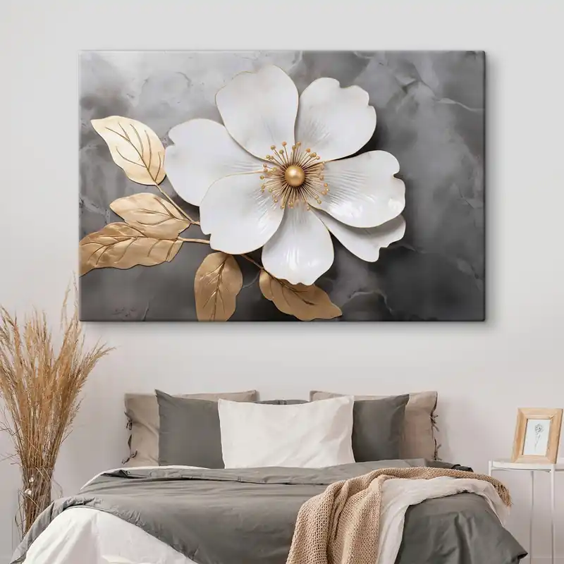 Doar azi Pictură pe pânză Floare mare Nr s47699