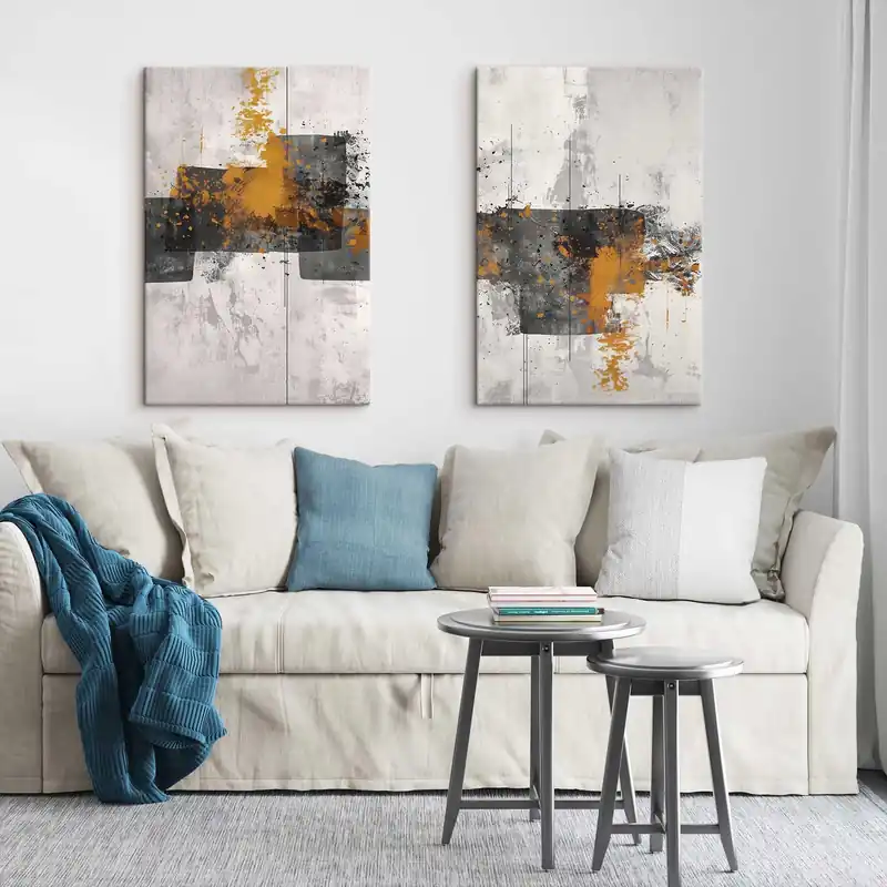 Ultima șansă Pictură pe pânză Modele abstracte pe un perete de beton Nr m01286