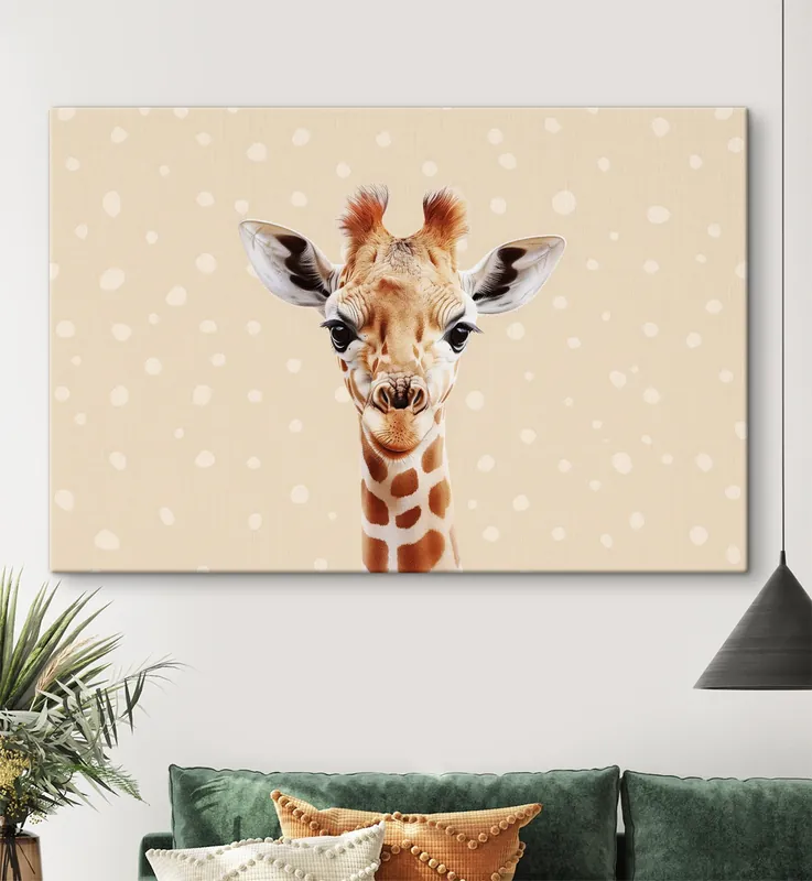 Bestseller Pictură pe pânză Girafă drăguță Nr s47739